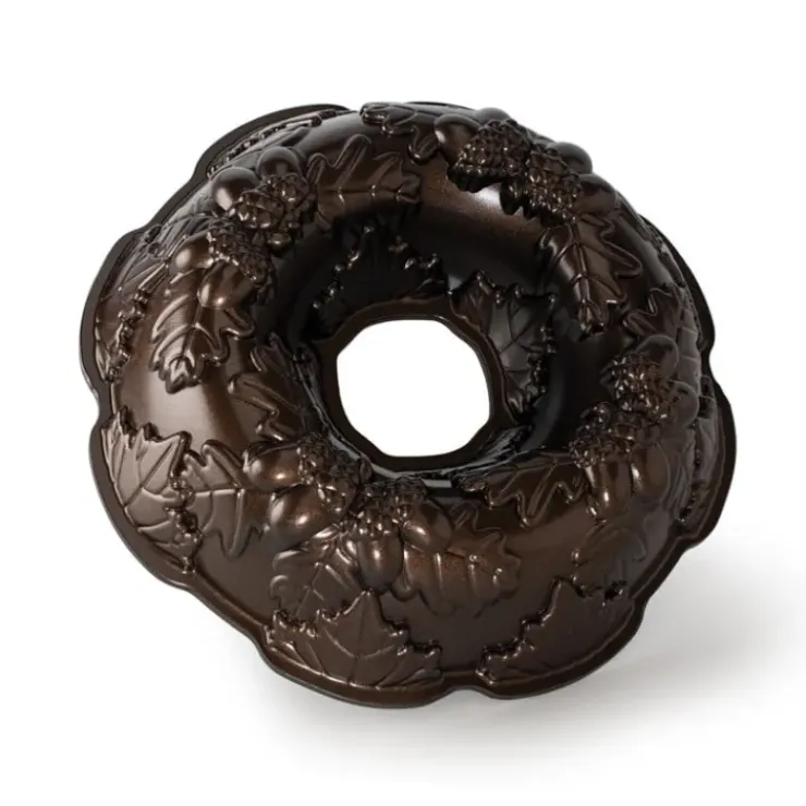 Hot NORDIC WARE Moule à Gâteau Bundt Couronne d'Automne Bronze