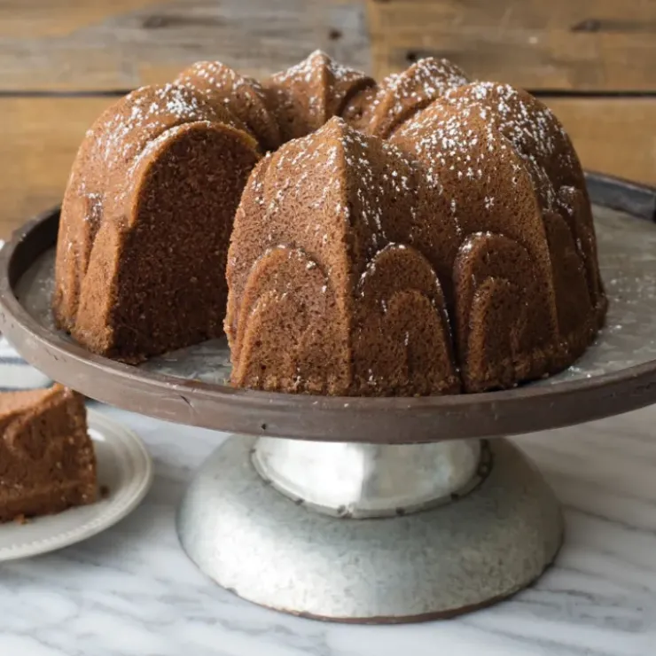Sale NORDIC WARE Moule à Gâteau Bundt Fleur de Lys Toffee
