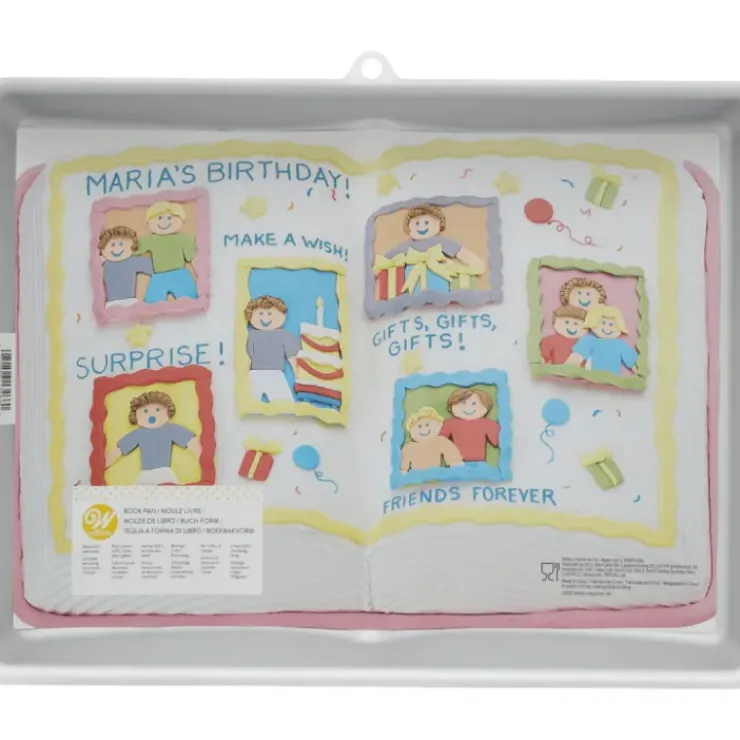 WILTON Moule à Gâteau Livre Ouvert