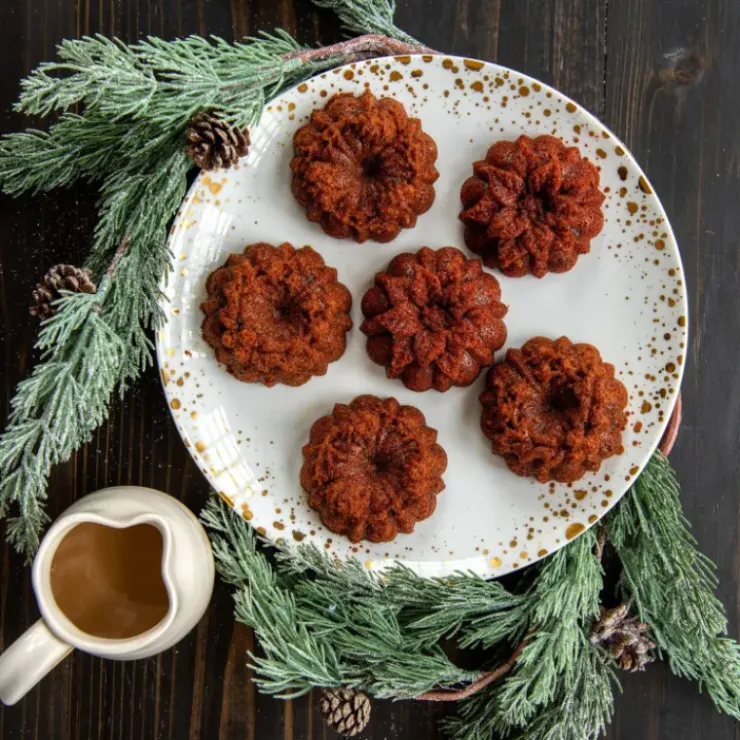 Clearance NORDIC WARE Moule à Gâteaux Couronnes de Noël (x6) Silver