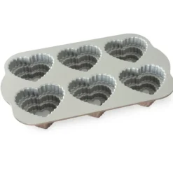 NORDIC WARE Moule à Gâteaux Cœurs à Étages (x6) Toffee