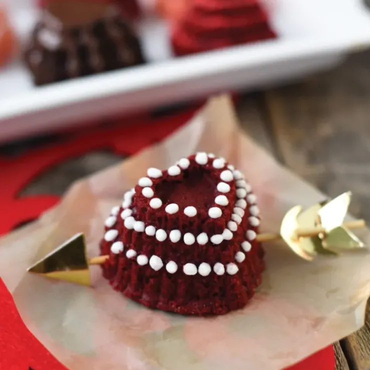 NORDIC WARE Moule à Gâteaux Cœurs à Étages (x6) Toffee