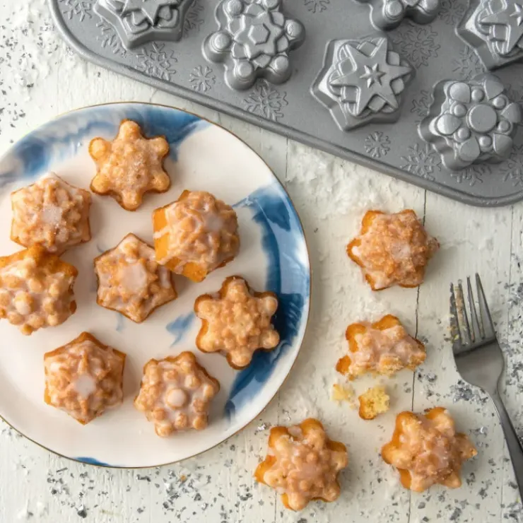 Clearance NORDIC WARE Moule à Gâteaux Flocons de Neige (x12) Silver