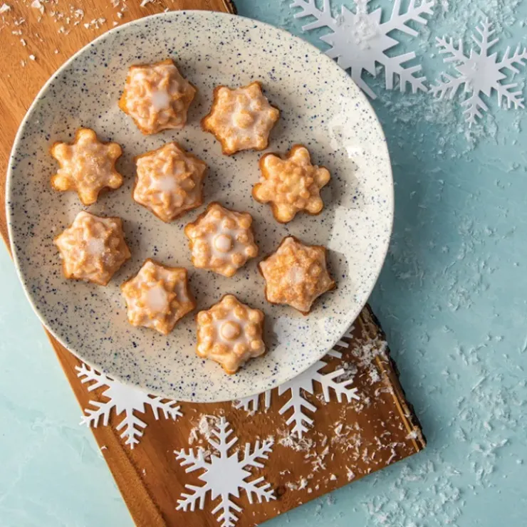 Clearance NORDIC WARE Moule à Gâteaux Flocons de Neige (x12) Silver