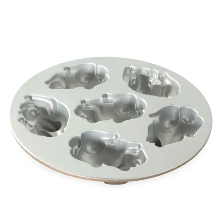 Best NORDIC WARE Moule à Gâteaux Lapins (x6) Toffee