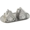 Clearance NORDIC WARE Moule à Gâteaux Petites Maisons (x2) Silver