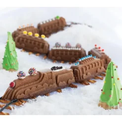 NORDIC WARE Moule à Gâteaux Train Nordic Express (x7) Silver