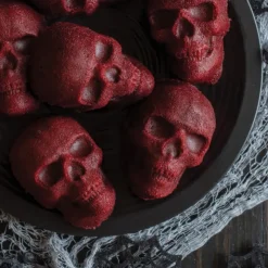 Hot NORDIC WARE Moule à Gâteaux Têtes de Mort (x6) Bronze