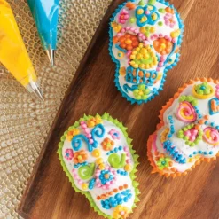 Hot NORDIC WARE Moule à Gâteaux Têtes de Mort (x6) Bronze