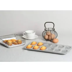 Best GOBEL Moule 12 Madeleines Fer Blanc