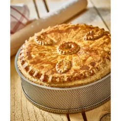 Clearance DE BUYER Moule à Manqué Rond Inox Perforé Amovible Ø 24 cm x H 6,5 cm