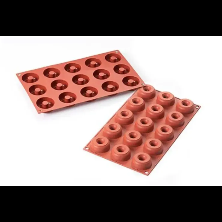 New MALLARD FERRIERE Moule 15 mini donuts en silicone