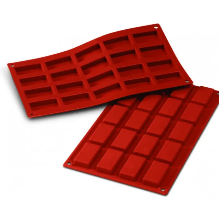 New SILIKOMART Moule à mini Financier silicone souple professionnel