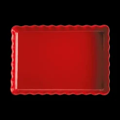 Sale EMILE HENRY Moule à Tarte Rectangulaire en Céramique 33,5 x 24 cm Grand Cru