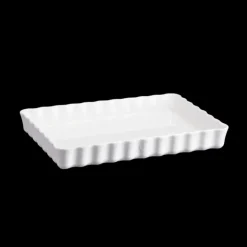 Hot EMILE HENRY Moule à Tarte Rectangulaire en Céramique 33,5 x 24 cm Farine