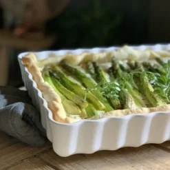 Outlet EMILE HENRY Moule à Tarte Rectangulaire en Céramique 33,5 x 24 cm Argile