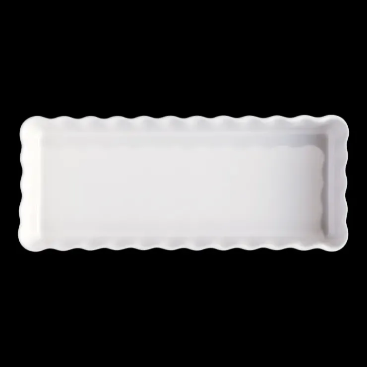 Clearance EMILE HENRY Moule à Tarte Rectangulaire en Céramique 15 x 36 cm Farine