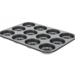 Best DE BUYER Moule Anti Adhésif 12 Mini Savarins Fermés Ø 7 cm x H 2,2 cm