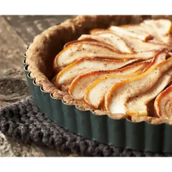 DE BUYER Moule Anti Adhésif Tarte Cannelée Fond Amovible Ø 28 cm x H 3 cm