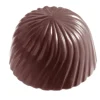 Outlet CHOCOLATE WORLD Moule Bonbon Chocolat Rond Strié (x24)