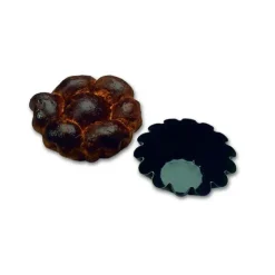 Best MATFER Moule Brioche 14 côtes 12 cm x H 4,5 cm Anti-adhésif