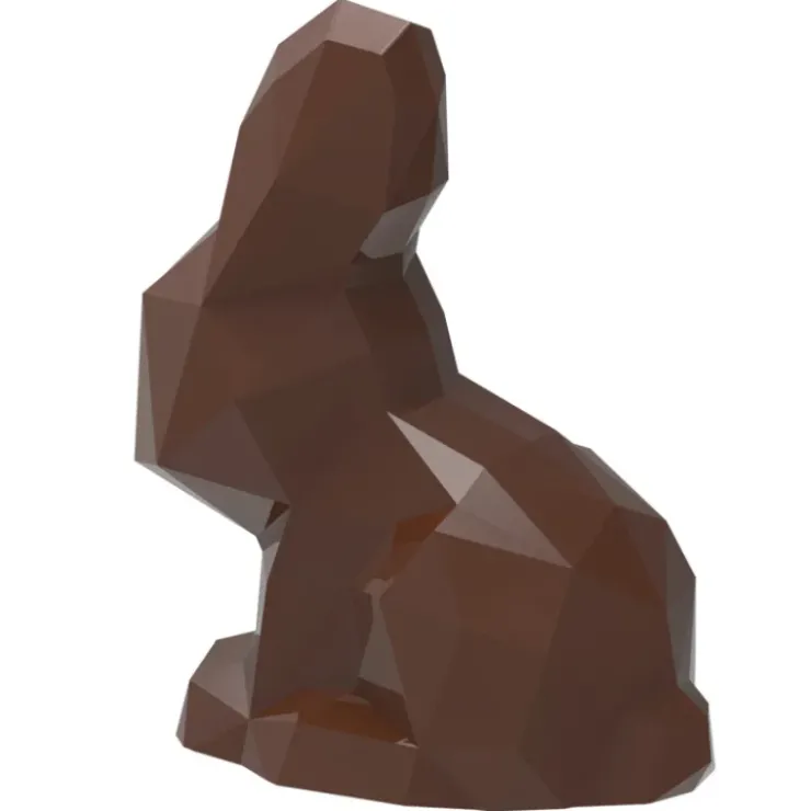 Discount CHOCOLATE WORLD Moule Chocolat Aimanté Lapin Origami 17,5 cm