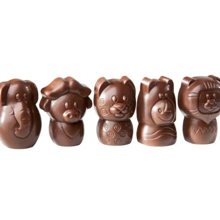 CHOCOLATE WORLD Moule Chocolat Animaux Savane 38,5 mm (x15)