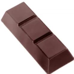 CHOCOLATE WORLD Moule Chocolat Barre 3 Carrés (x15)