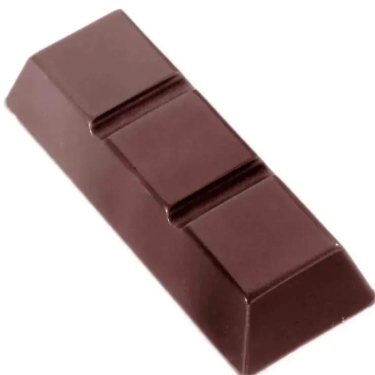 CHOCOLATE WORLD Moule Chocolat Barre 3 Carrés (x15)