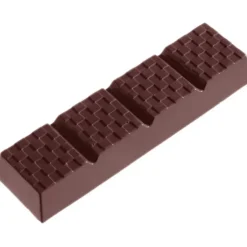 Clearance CHOCOLATE WORLD Moule Chocolat Barre à Damier (x6)