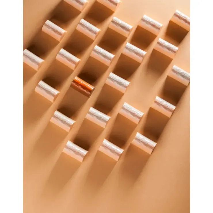 Online CHOCOLATE WORLD Moule Chocolat Bûche à Facettes 3,6 x 2 cm (x24)