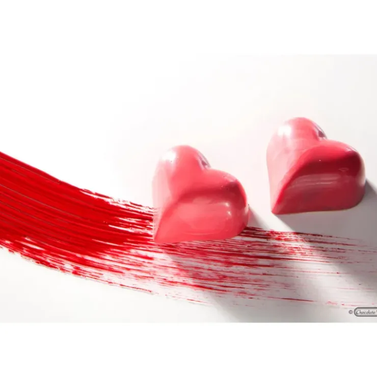 CHOCOLATE WORLD Moule Chocolat Bonbon Coeur 30 mm (x21)