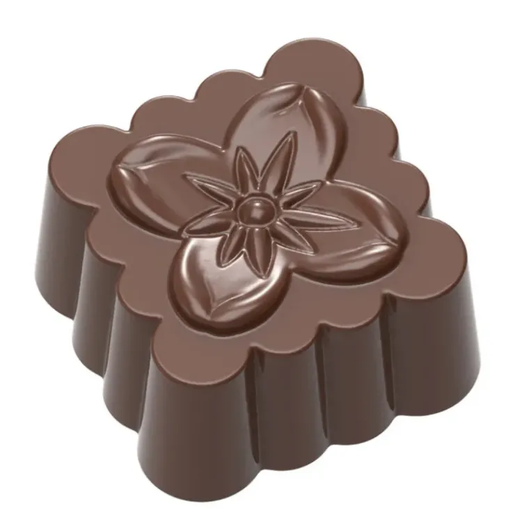 Hot CHOCOLATE WORLD Moule Chocolat Bonbon Fleur Jeffery Koo (x24)