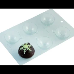 Outlet CUISINEADDICT Moule Chocolat Boule de Noël Flocon (x2)