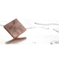Online CHOCOLATE WORLD Moule Chocolat Carré avec Feuille (x10)