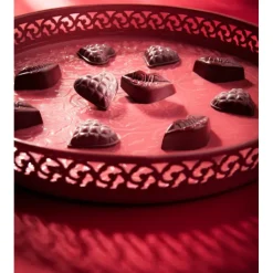 Best CHOCOLATE WORLD Moule Chocolat Coeur Matelassé 33 mm (x18)