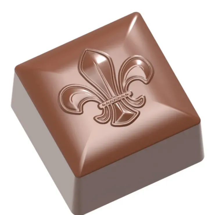 Clearance CHOCOLATE WORLD Moule Chocolat Cube Lys 26x26 mm (x24)