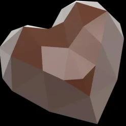 Best Chocolat Form Moule Chocolat Cœur Diamant 3,4 x 3,3 cm (x21)