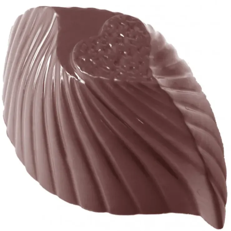 CHOCOLATE WORLD Moule Chocolat Cœur Stylisé 45 mm (x21)