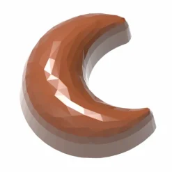 Clearance CHOCOLATE WORLD Moule Chocolat Demie-Lune à Facettes 3,5 x 3,1 cm (x21)