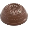 Best CHOCOLATE WORLD Moule Chocolat Demi-Sphère Rosace Ø 3cm (x24)