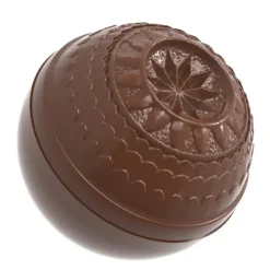 Best CHOCOLATE WORLD Moule Chocolat Demi-Sphère Rosace Ø 3cm (x24)