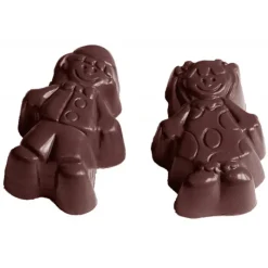 Best CHOCOLATE WORLD Moule Chocolat Garçon et Fille (x21)