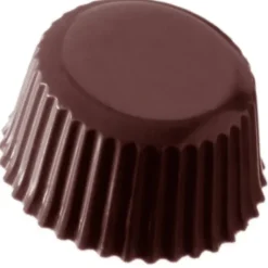 CHOCOLATE WORLD Moule Chocolat Médaillon Strié (x24)