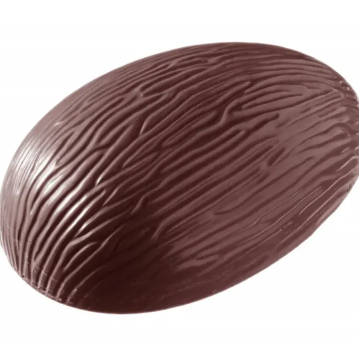 CHOCOLATE WORLD Moule Chocolat Oeuf Rayé 87 mm (x6)