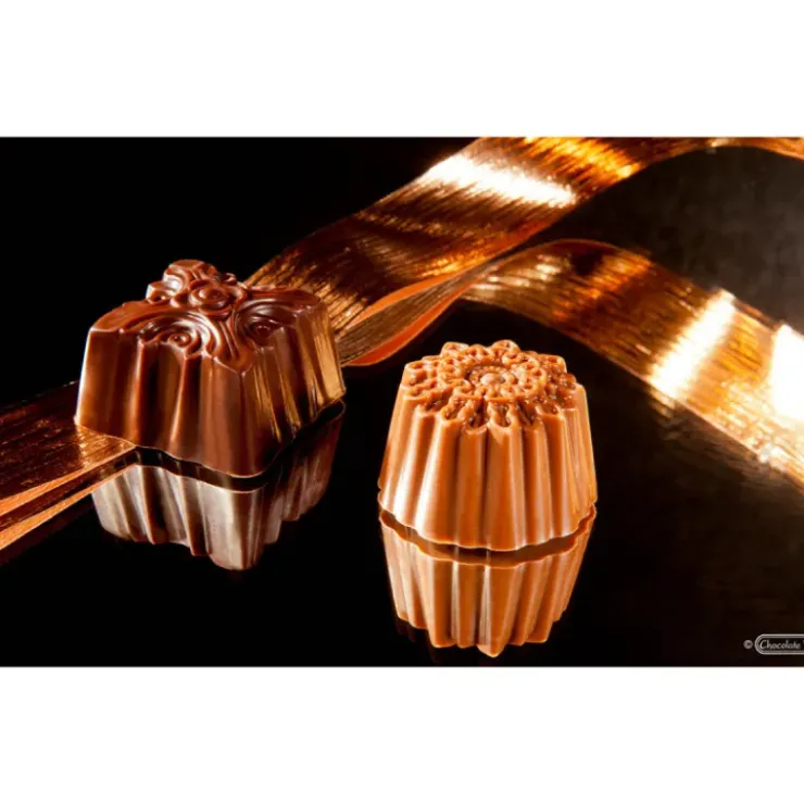 Sale CHOCOLATE WORLD Moule Chocolat Ornement Oriental Carré 30,5mm (x21)