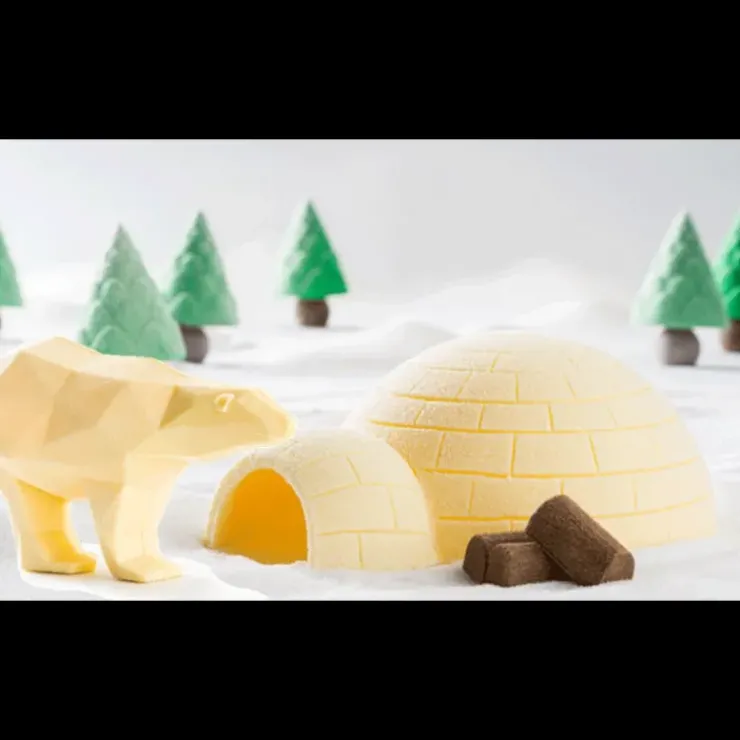 BARRY Moule Chocolat Ours Origami 18 cm