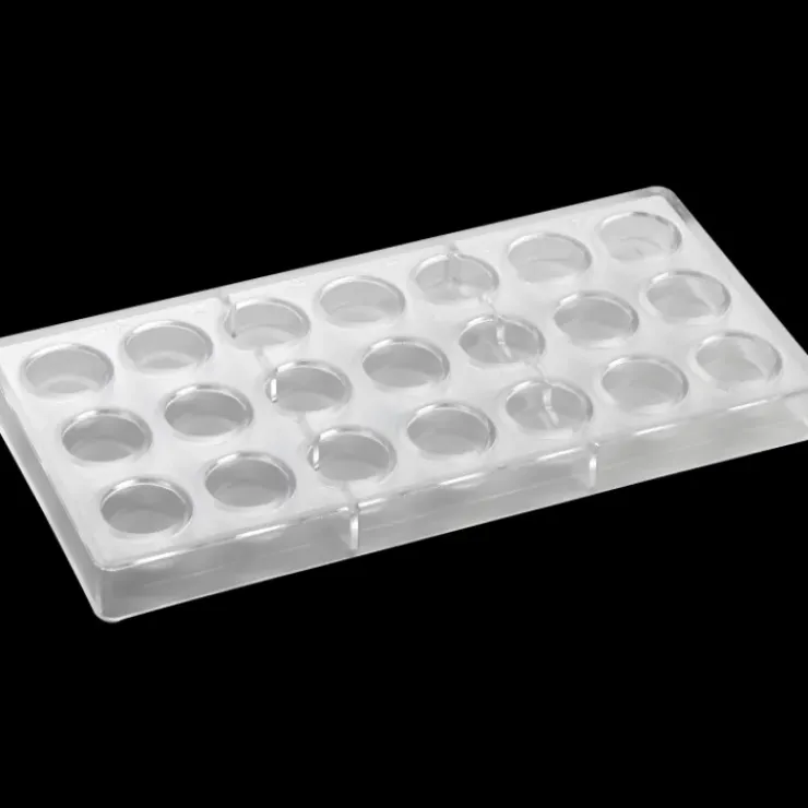 Discount PAVONI Moule Chocolat Polycarbonate Praline Carrée 2,6 x 2,6 x H 1,4 cm (x28)
