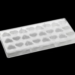 Best PAVONI Moule Chocolat Polycarbonate Praline Cœur 2,5 x 2,8 x H 1,6 cm (x24)