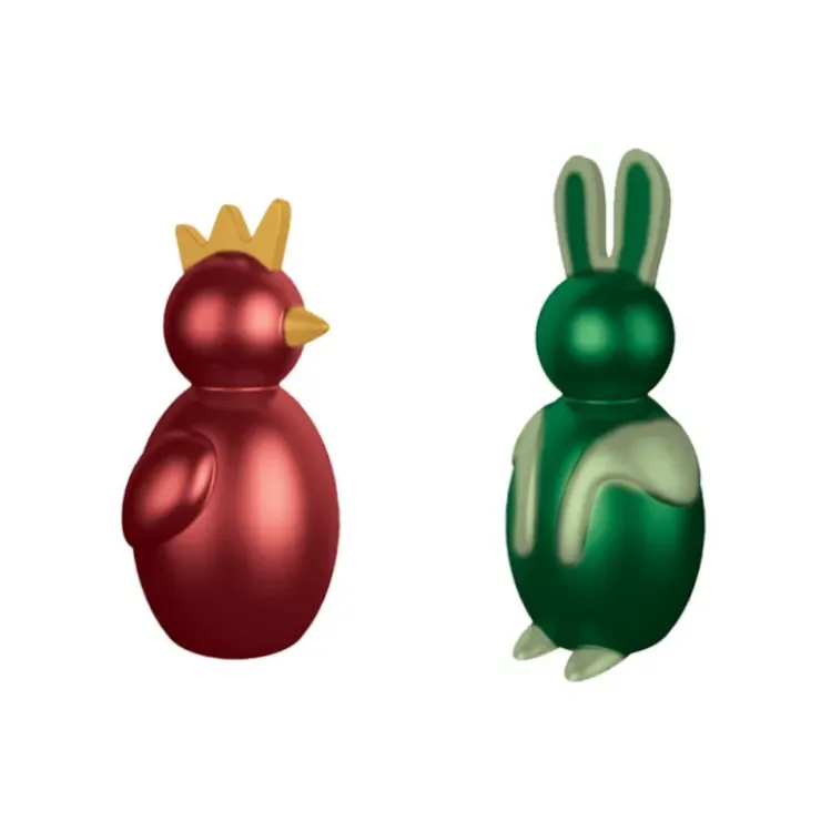 Clearance POP CHOCOLAT Moule Chocolat Poussin et Lapin de Pâques (x4)